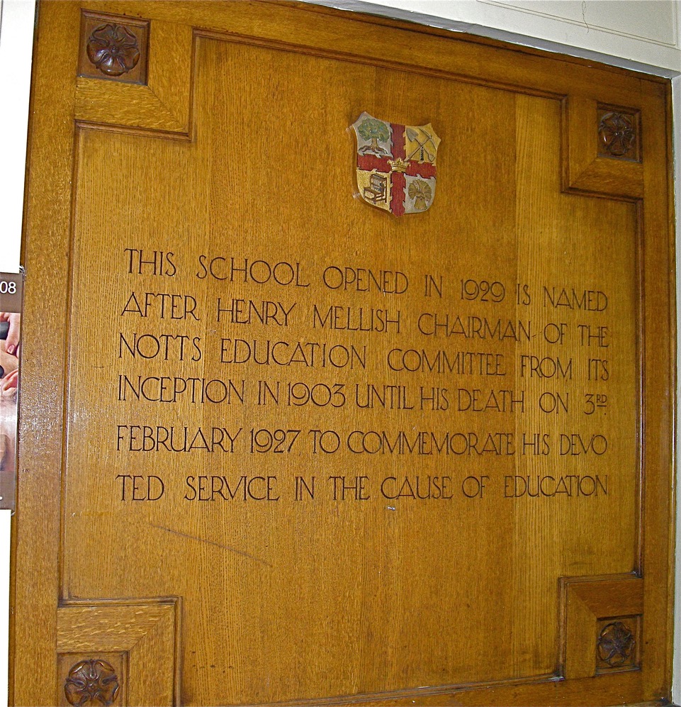 The plaque from the vestibule. Always remembered to the splitting of 'devoted'